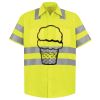 Men's High Visibility Safety Short Sleeve Work Shirt Thumbnail