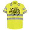 Men's High Visibility Safety Short Sleeve Work Shirt Thumbnail