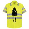 Men's High Visibility Safety Short Sleeve Work Shirt Thumbnail