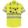 Men's High Visibility Safety Short Sleeve Work Shirt Thumbnail