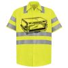 Men's High Visibility Safety Short Sleeve Work Shirt Thumbnail