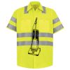 Men's High Visibility Safety Short Sleeve Work Shirt Thumbnail