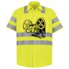 Men's High Visibility Safety Short Sleeve Work Shirt Thumbnail