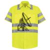 Men's High Visibility Safety Short Sleeve Work Shirt Thumbnail