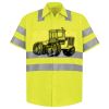 Men's High Visibility Safety Short Sleeve Work Shirt Thumbnail