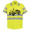 Men's High Visibility Safety Short Sleeve Work Shirt Thumbnail