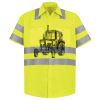 Men's High Visibility Safety Short Sleeve Work Shirt Thumbnail