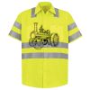Men's High Visibility Safety Short Sleeve Work Shirt Thumbnail