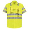 Men's High Visibility Safety Short Sleeve Work Shirt Thumbnail