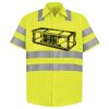 Men's High Visibility Safety Short Sleeve Work Shirt Thumbnail
