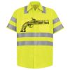 Men's High Visibility Safety Short Sleeve Work Shirt Thumbnail