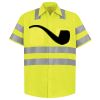 Men's High Visibility Safety Short Sleeve Work Shirt Thumbnail