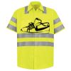Men's High Visibility Safety Short Sleeve Work Shirt Thumbnail