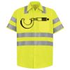 Men's High Visibility Safety Short Sleeve Work Shirt Thumbnail
