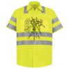 Men's High Visibility Safety Short Sleeve Work Shirt Thumbnail