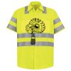 Men's High Visibility Safety Short Sleeve Work Shirt Thumbnail