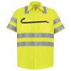 Men's High Visibility Safety Short Sleeve Work Shirt Thumbnail