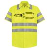 Men's High Visibility Safety Short Sleeve Work Shirt Thumbnail