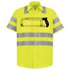 Men's High Visibility Safety Short Sleeve Work Shirt Thumbnail
