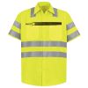 Men's High Visibility Safety Short Sleeve Work Shirt Thumbnail