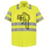 Men's High Visibility Safety Short Sleeve Work Shirt Thumbnail