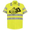 Men's High Visibility Safety Short Sleeve Work Shirt Thumbnail