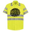 Men's High Visibility Safety Short Sleeve Work Shirt Thumbnail