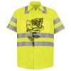 Men's High Visibility Safety Short Sleeve Work Shirt Thumbnail