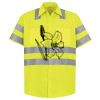 Men's High Visibility Safety Short Sleeve Work Shirt Thumbnail
