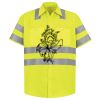 Men's High Visibility Safety Short Sleeve Work Shirt Thumbnail