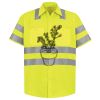 Men's High Visibility Safety Short Sleeve Work Shirt Thumbnail