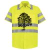 Men's High Visibility Safety Short Sleeve Work Shirt Thumbnail