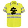 Men's High Visibility Safety Short Sleeve Work Shirt Thumbnail