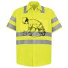 Men's High Visibility Safety Short Sleeve Work Shirt Thumbnail