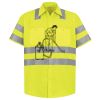 Men's High Visibility Safety Short Sleeve Work Shirt Thumbnail