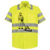 Men's High Visibility Safety Short Sleeve Work Shirt Thumbnail
