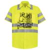 Men's High Visibility Safety Short Sleeve Work Shirt Thumbnail