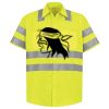 Men's High Visibility Safety Short Sleeve Work Shirt Thumbnail