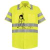 Men's High Visibility Safety Short Sleeve Work Shirt Thumbnail