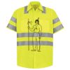 Men's High Visibility Safety Short Sleeve Work Shirt Thumbnail
