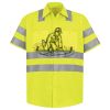 Men's High Visibility Safety Short Sleeve Work Shirt Thumbnail