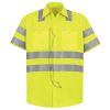 Men's High Visibility Safety Short Sleeve Work Shirt Thumbnail