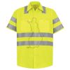 Men's High Visibility Safety Short Sleeve Work Shirt Thumbnail