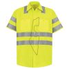 Men's High Visibility Safety Short Sleeve Work Shirt Thumbnail