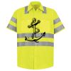 Men's High Visibility Safety Short Sleeve Work Shirt Thumbnail