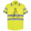 Men's High Visibility Safety Short Sleeve Work Shirt Thumbnail