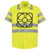 Men's High Visibility Safety Short Sleeve Work Shirt Thumbnail