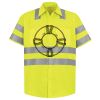Men's High Visibility Safety Short Sleeve Work Shirt Thumbnail