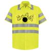 Men's High Visibility Safety Short Sleeve Work Shirt Thumbnail