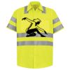 Men's High Visibility Safety Short Sleeve Work Shirt Thumbnail